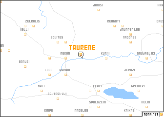 map of Taurene