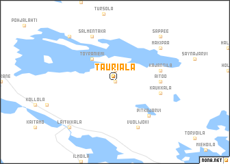 map of Tauriala