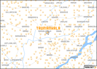 map of Tauriānwāla