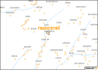 map of Tauricayan