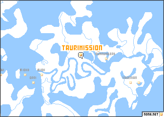 map of Tauri Mission