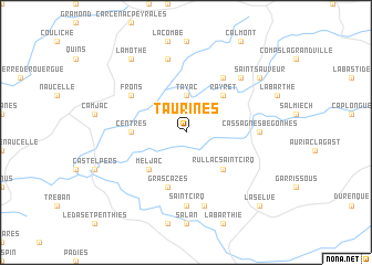 map of Taurines