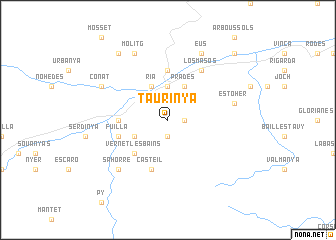 map of Taurinya