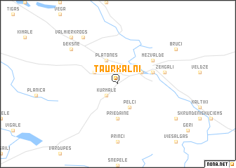 map of Taurkalni