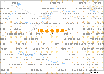 map of Tauschendorf