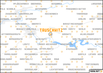 map of Tauschwitz