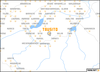 map of Tausito