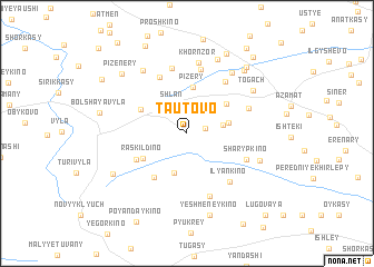 map of Tautovo