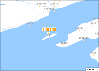 map of Tautra