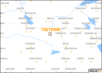 map of Tautrimai