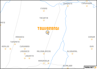 map of Tauvarandi