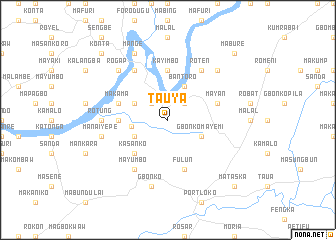 map of Tauya