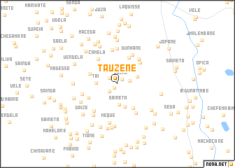 map of Taúzene