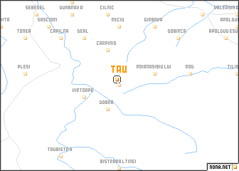 map of Tău