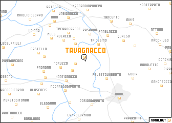 map of Tavagnacco