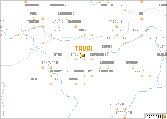 map of Tavai