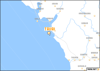 map of Tavai