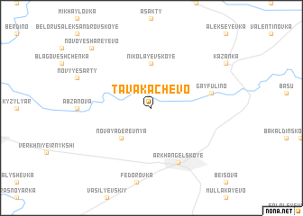 map of Tavakachevo