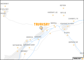 map of Tavaksay