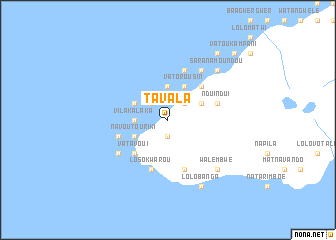 map of Tavala