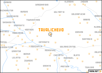 map of Tavalichevo