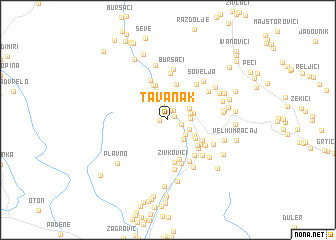 map of Tavanak