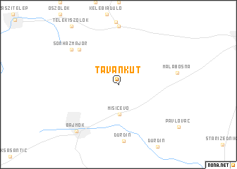 map of Tavankut