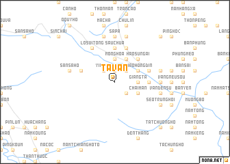 map of Tả Van