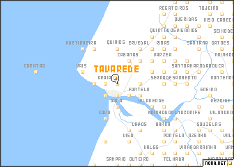 map of Tavarede