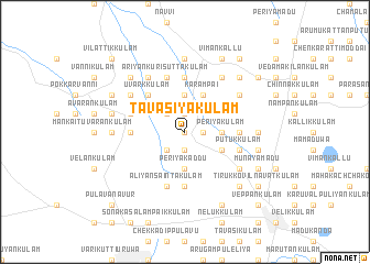 map of Tavasiyakulam