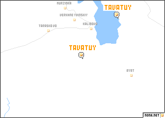 map of Tavatuy