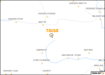 map of Tavda