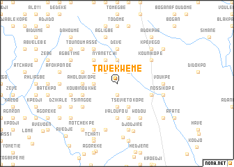 map of Tavèkwémé