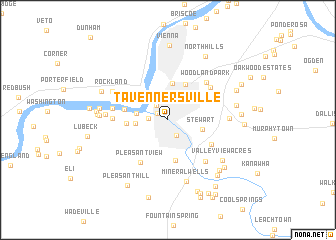 map of Tavennersville