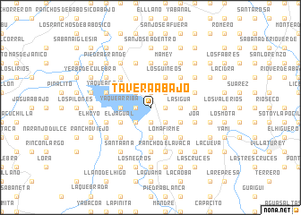 map of Tavera Abajo