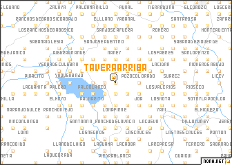 map of Tavera Arriba