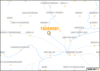 map of Tavernay