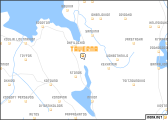 map of Tavérna