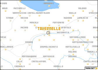 map of Tavernelle