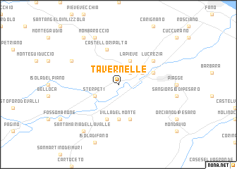 map of Tavernelle