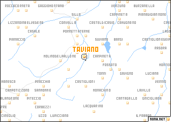 map of Taviano