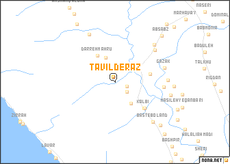 map of Ţavīl Derāz