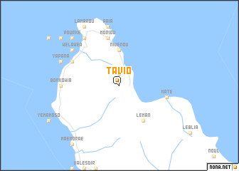 map of Tavio