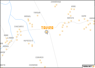 map of Tavira