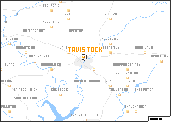 map of Tavistock