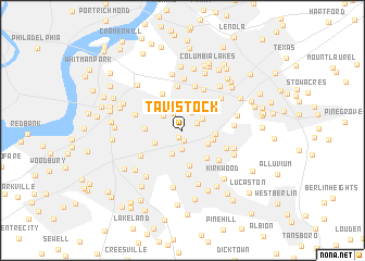 map of Tavistock