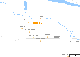 map of Tavlarovo