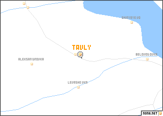 map of Tavly