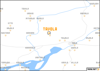 map of Tavola