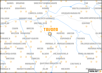 map of Távora